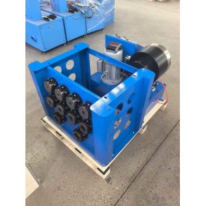 2 Inch And 1.5 inch Blue Color Portable Hydraulic Hose Crimping Machine With Rack And Fast Change mould tools 6-38mm Hose Swager