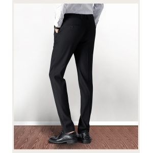 Boys Khaki Two Piece Pants Set with Wide-Legged Jogging Flared Pencil Formal