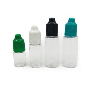 Customized Plastic Dropper Bottles With Smooth Screw Caps For Liquid Packaging