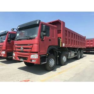 Hot HOWO 8X4 Dump Truck Used Popular Model with Seats ≤5 and Max Speed of 75 Km
