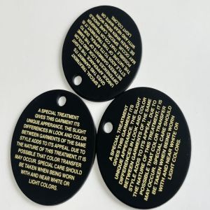 Custom Clothing Hang Tags Clear and Customizable for Your Branding Solutions