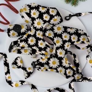 Neoprene Breathable Dog Walking Kit Flora Puppy Leashes Harnesses