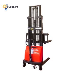 Overall Length 1700mm Battery Operated Semi Electric Forklift 24V 20A