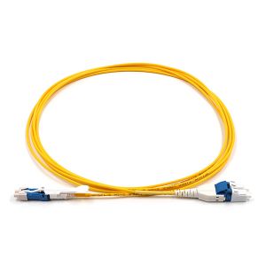 CS UPC To LC UPC Uniboot Fiber Optic Patch Cable Single Mode OS2 OFNR 2.0mm
