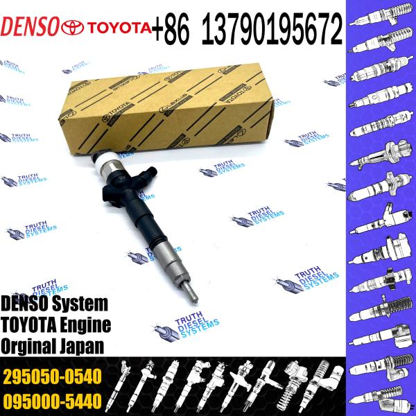Buy common rail injector 23670-0L110 23670-09380 23670-30420 diesel fuel injector 295050-0810 295050-0540 for Toyota 2KD-FTV at wholesale prices
