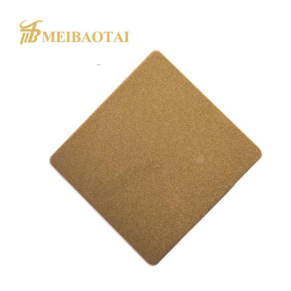 8FT Decorative Stainless Steel Plate , 0.55mm Pvd Coated Stainless Steel Sheet