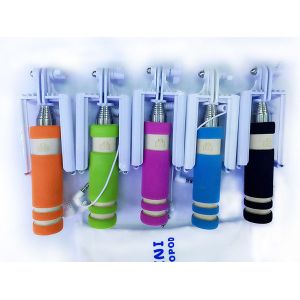 NEW MINI portable selfie stick monopod with foldable clip