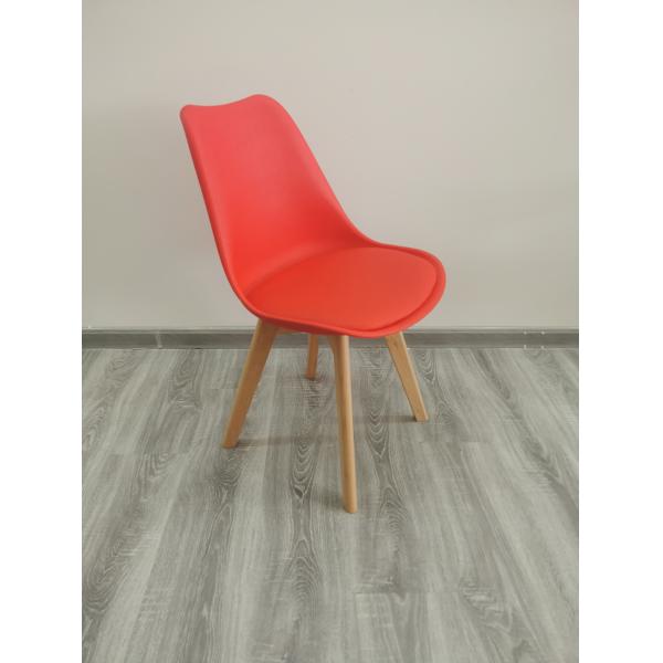 40'HQ Living Room Chairs with PU Cushion 1488pcs Prices Nordic Wooden Tulip Dining Chair