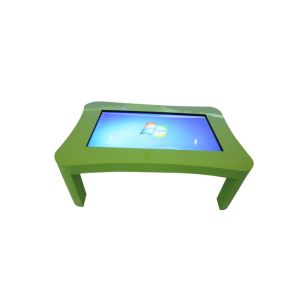 Stand 43 Inch LCD Interactive Smart Touch Screen Table With Embedded PC Win10 OS
