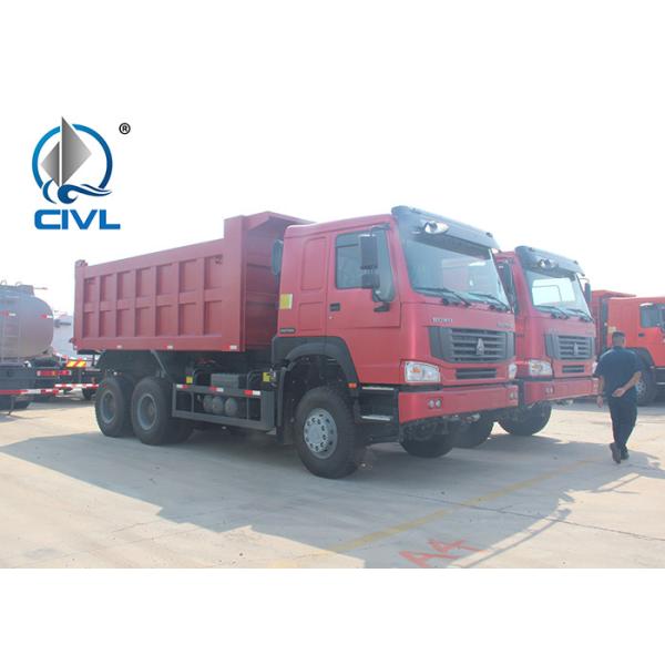 Professional Heavy Duty Dump Truck ZF8098 GERMANY Steering Two Sleepers