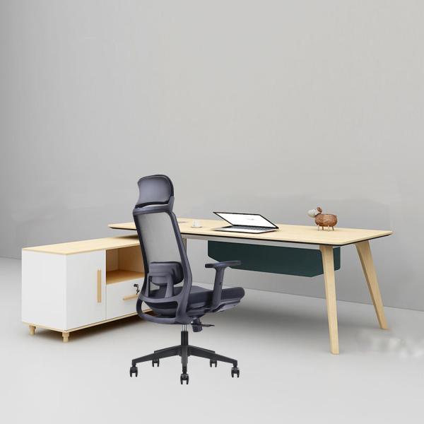 2D Armrest Ergonomic Luxury Office Chair with Height Adjustable and Office Boss Lift