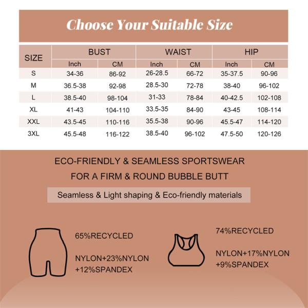 Hexin Custom Logo Women's Gym Fitness Set with Eco Friendly Fabric and High Waist1