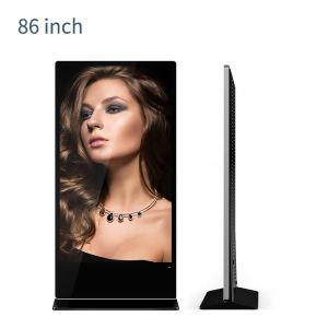 Windows OS 86 Inch Digital Lcd Touch Screen Advertising Display Kisok