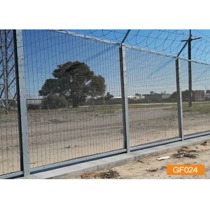China 4mm Wire H post HD Galvanized Anti Theft Fence on sale