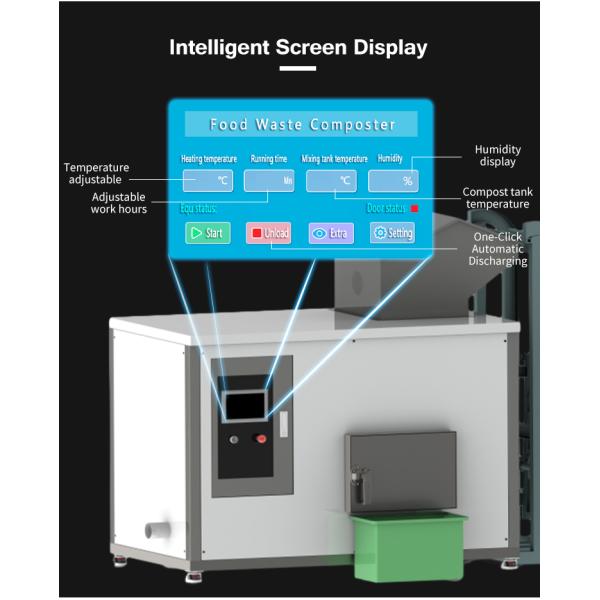 Food Waste Recycling Machine Food Waste to Organic Fertilizer Compost Machine Garbage Disposer