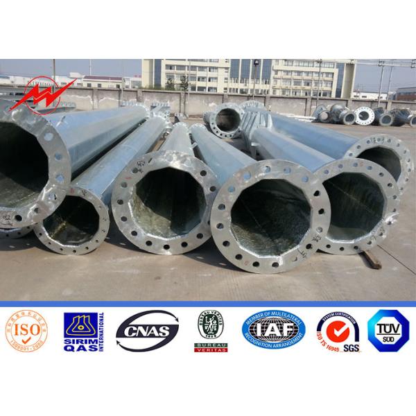 Buy 220KV Electrical Steel Pole Galvanized Tapered Tubular Power Transmission Line at wholesale prices