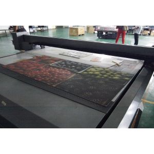 Plexiglas / Glass / Ceiling UV Flatbed Printing Machine Curve and Density