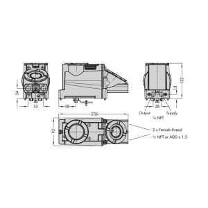 Samson Positioner 3731-3 With Feedback Of Electropneumatic Positioner As Valve