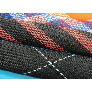 Buy cheap Polyester Heat Shrinkable Braided Sleeving , Cable Protection Sleeve High from wholesalers