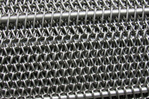 High Durability Compound Balanced Belt , Metal Mesh Conveyor Belt For Snack Foods.