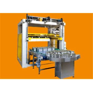 Quality Electrical Control Food Packaging Systems Filled Iron Can Depalletizer Machine for sale