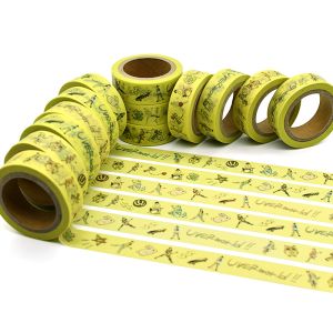 Width 20mm Japanese Washi Tape Sets For Notebook Planner