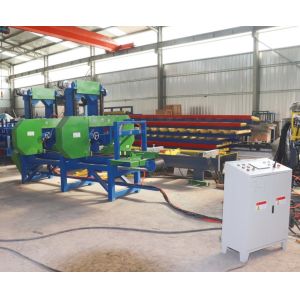 Multiple Heads Horizontal Resaw Bandsaw,Multi Blade Sawmill Machine 2 3 4 5 6