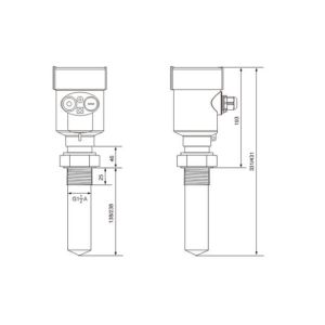 HKD901 Anti-Corrosion RS485 Water Liquid IP67 Radar Level Transmitter