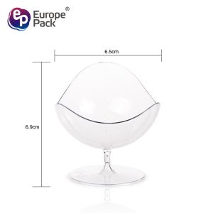 Modern design goblet shape plastic champagne glasses with cheap price