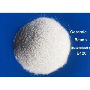 China Metal Surface Finish B120 125μM Ceramic Blasting Media on sale