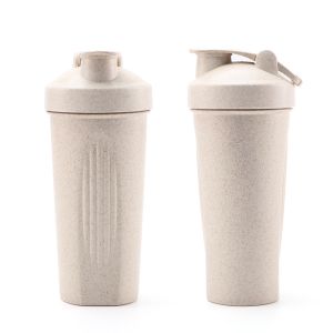 600ml Sports Environmental Protection Material Wheat Shaker Bottles Protien