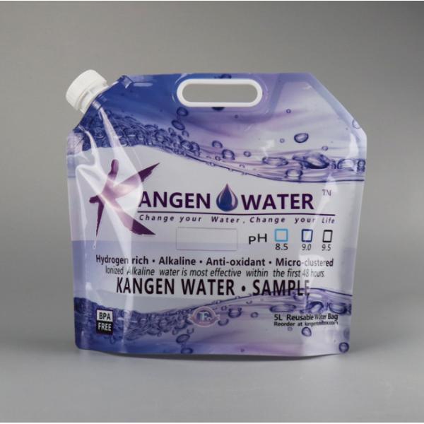 Buy Gravure Printing PET 5L Bear Plastic Liquid Pouches Smell Proof at wholesale prices