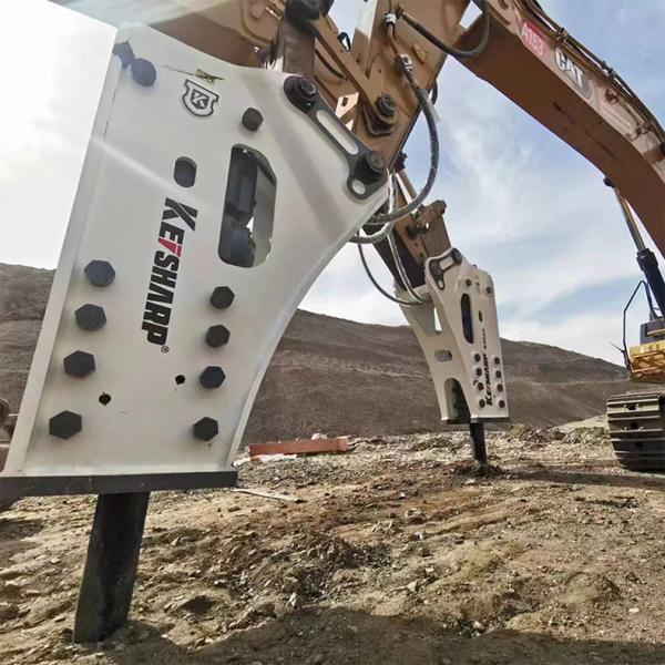 Buy KS100 75mm Chisel Hydraulic Breaker Side Type For 6-9 Ton Excavator at wholesale prices