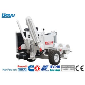 China Transmission Line Stringing Equipment 150kN Hydraulic Puller Machine For Overhead Stringing on sale
