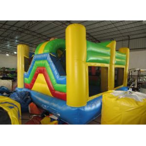 Circus clown inflatable combo house waterproof PVC fabric inflatable clown
