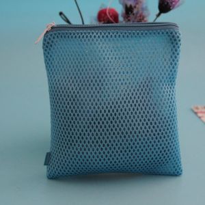 Label Logo Mesh Fabric Lingerie Socks Underwear Wash Bag