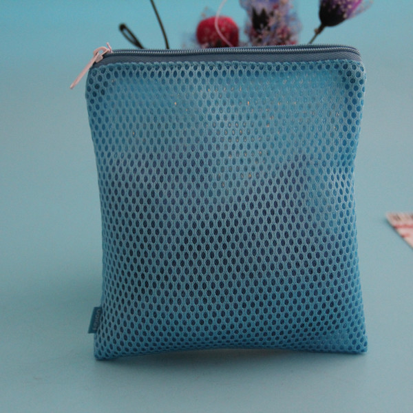 Buy Label Logo Mesh Fabric Lingerie Socks Underwear Wash Bag at wholesale prices