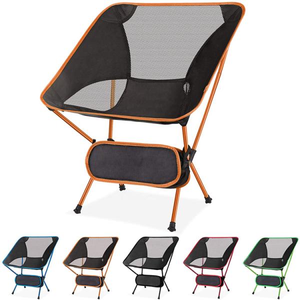 Outdoor Lightweight Aluminium Folding Beach Moon Chair for Picnic Fishing Camping