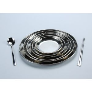 SS304 Chafing Round Dinner Plates