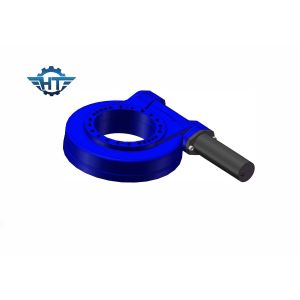 SE5 Horizontal Mounted Slew Drive Gearbox With 24 VDC Planetary Motor For Solar