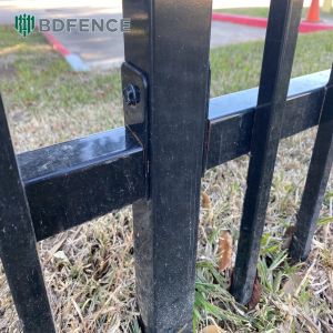 Weatherproof Tubular Steel Fence All-Season
