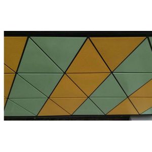 Quality 1mm Triangular Metal Ceiling Tiles Perforated Aluminium ISO9001 for sale