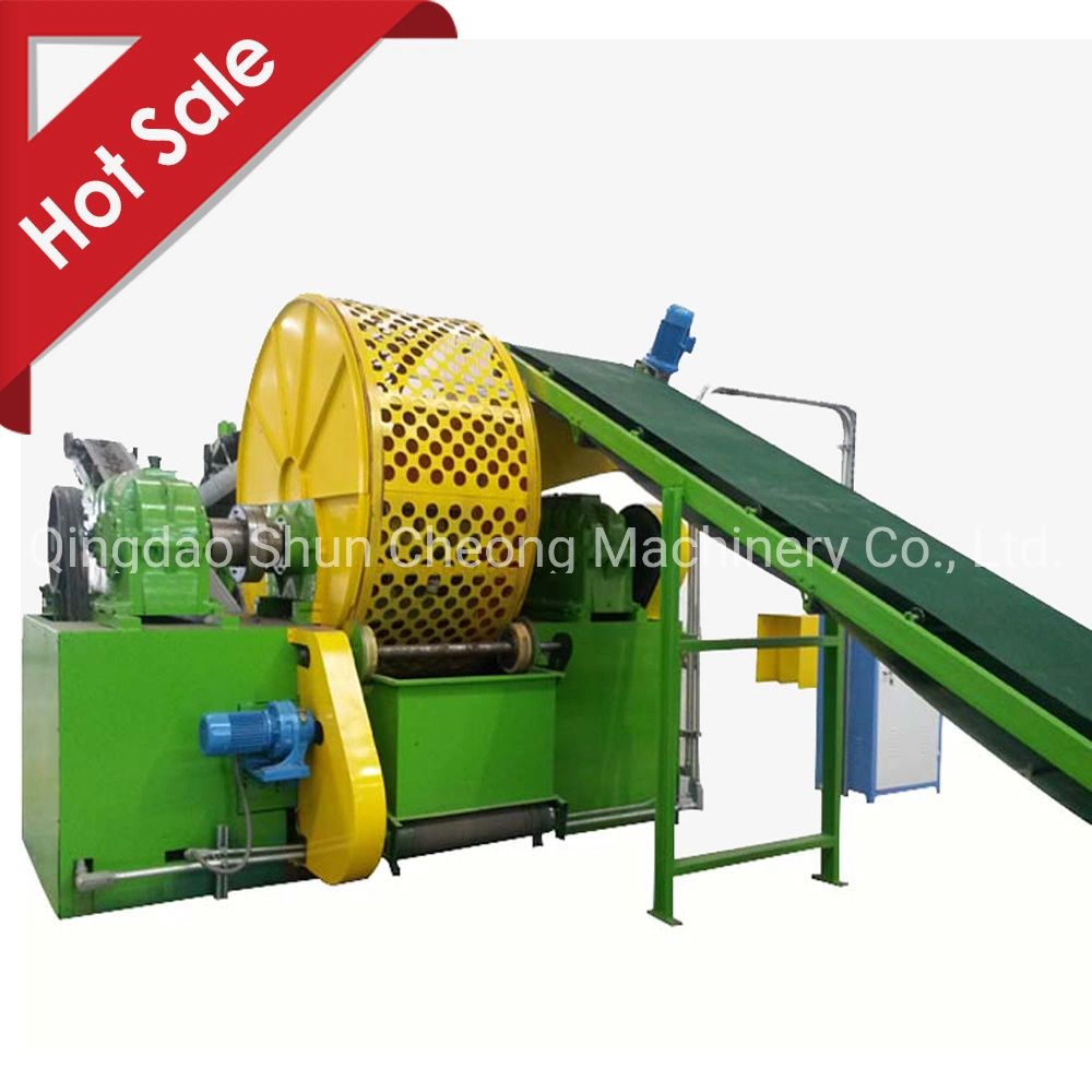 Zps-1200 Type Waste Tire Shredding Crushing Machine