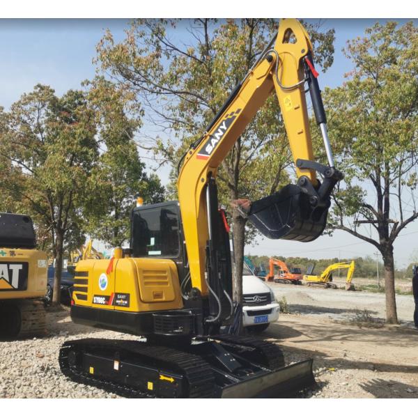 original Brand 6 Ton Mini Excavator Used SANY60 Crawler Backhoe Digger for Sale