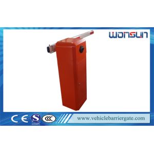 China Red Intelligent Automatic Road Boom Barrier Gate With Limit Switch on sale