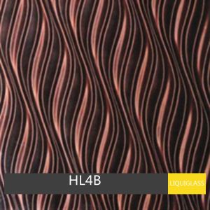 4mm Tinted Laminated Glass Liquid Stereoscopic Effect Pattern