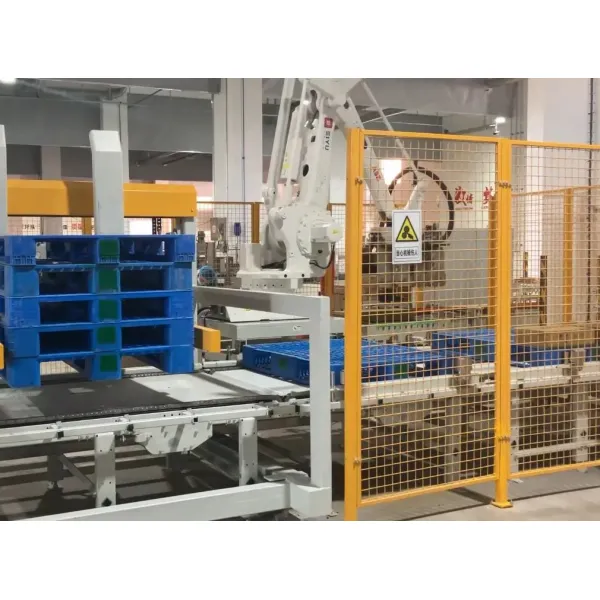 Intelligent Robot Palletizer Automatic Packing Cartons Loading Electric Palletizer Machine