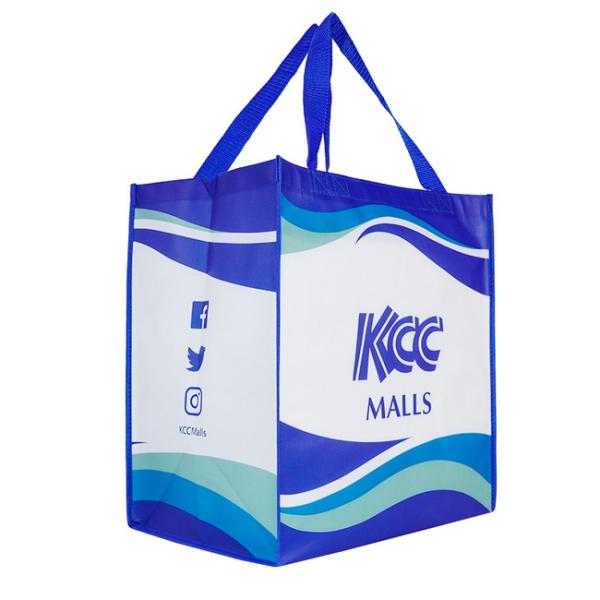 Water Repellent Custom Shopping Bags 30×35×10 CM With Extra Large Capacity