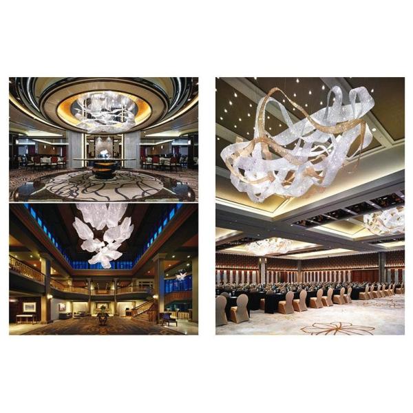 Creative Art Luxury Crystal Chandelier For Art Exhibition Hall Or Conference Hall