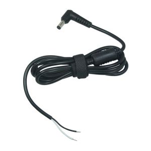 Quality CUSTOM 90 Degree Right Angel DC Barrel Jack Male Female to Open Pigtail DC Power Charger Cable for sale